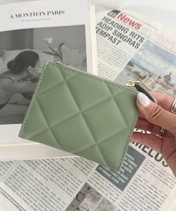 薄型キルティングミニウォレット | WR6253042 | ミント