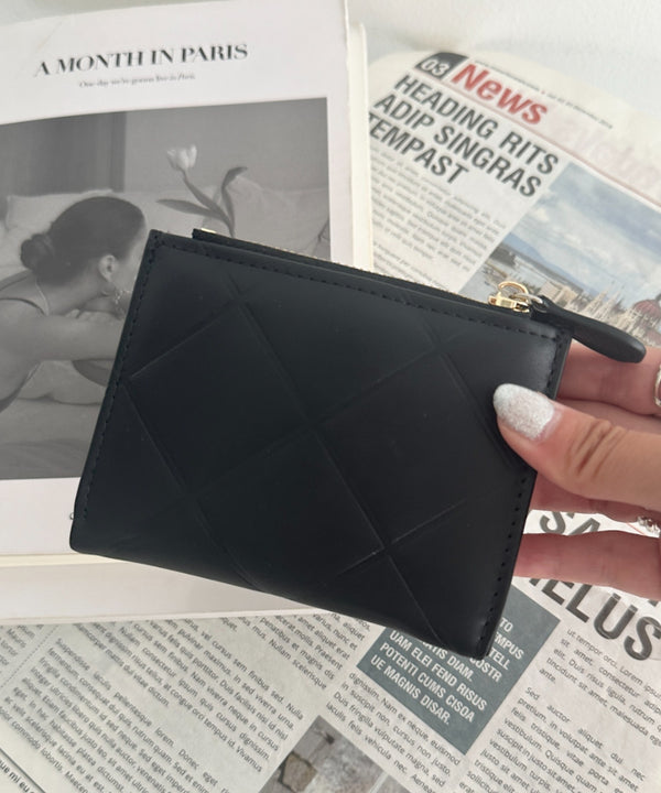 薄型キルティングミニウォレット | WR6253042 | ブラック