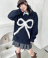 立体シアーフリルリボンプルオーバー | SL2256084 | ネイビー
