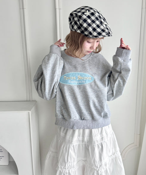 リボンチェックハンチング帽 | SL5256086 | ブラック