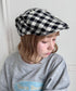 リボンチェックハンチング帽 | SL5256086 | ブラック