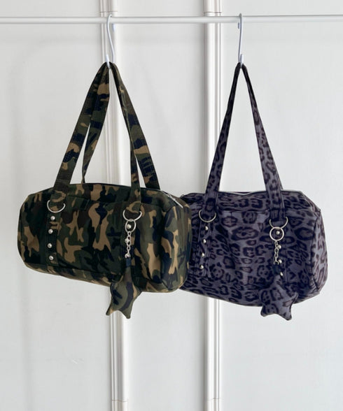 星型チャーム付きボストンバッグ | SL1256089 | グレー