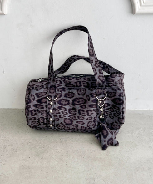 星型チャーム付きボストンバッグ | SL1256089 | グレー