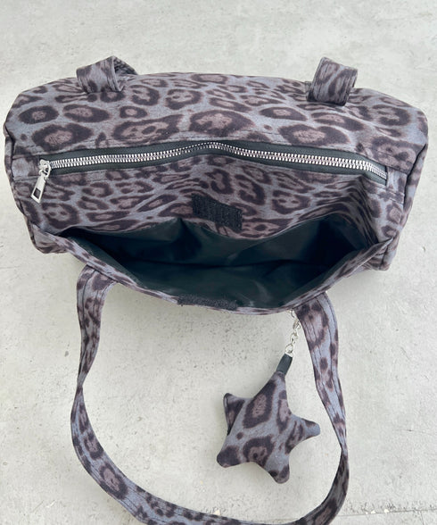 星型チャーム付きボストンバッグ | SL1256089 | グレー