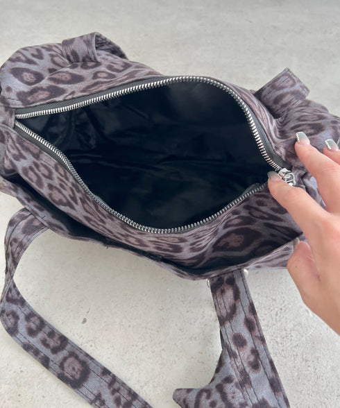 星型チャーム付きボストンバッグ | SL1256089 | グレー