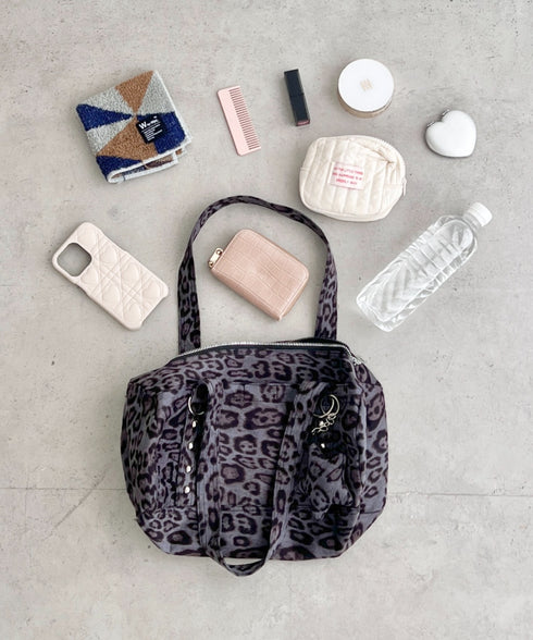 星型チャーム付きボストンバッグ | SL1256089 | グレー