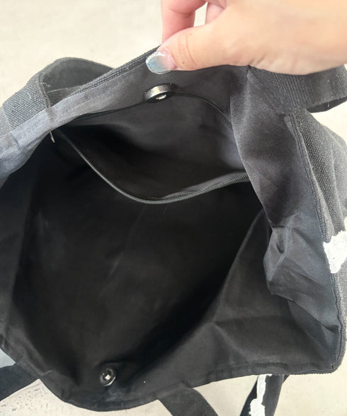 ビッグリボンキャンバストートバッグ | SL1256091 | ブラック