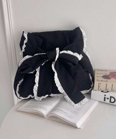 ビッグリボンキャンバストートバッグ | SL1256091 | ブラック