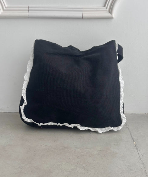 ビッグリボンキャンバストートバッグ | SL1256091 | ブラック