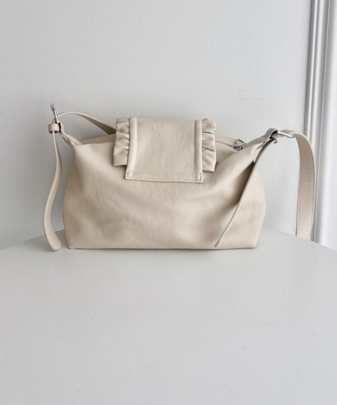 フリルフラップPUショルダーバッグ | SL1256092 | アイボリー