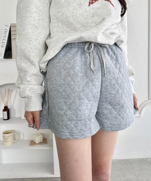 キルティングショートパンツ | SL2256094 | グレー