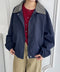 チェックカラーブルゾン | SL2253029 | ネイビー