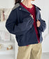 チェックカラーブルゾン | SL2253029 | ネイビー