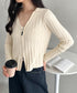 ダブルジップリブVネックトップス | CL2253024 | アイボリー