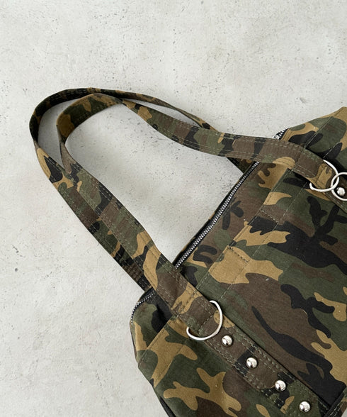 スタッズミニボストンバッグ | BA1256022 | カモフラージュ