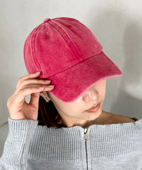 ピグメントベーシックキャップ | BA5256023 | レッド