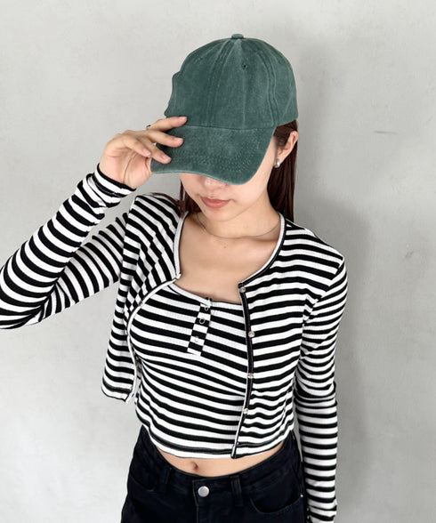 ピグメントベーシックキャップ | BA5256023 | グリーン