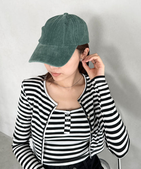 ピグメントベーシックキャップ | BA5256023 | グリーン