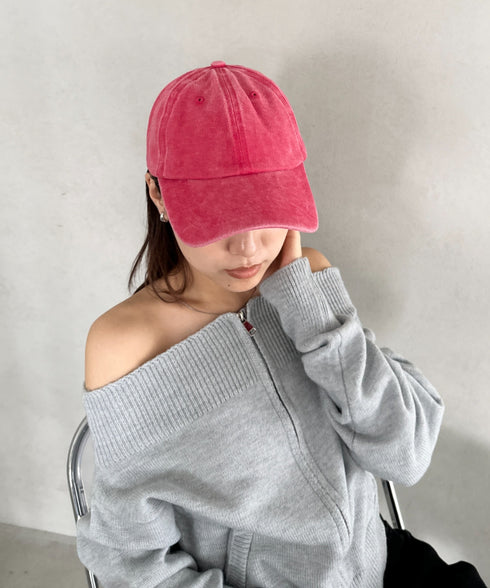 ピグメントベーシックキャップ | BA5256023 | レッド