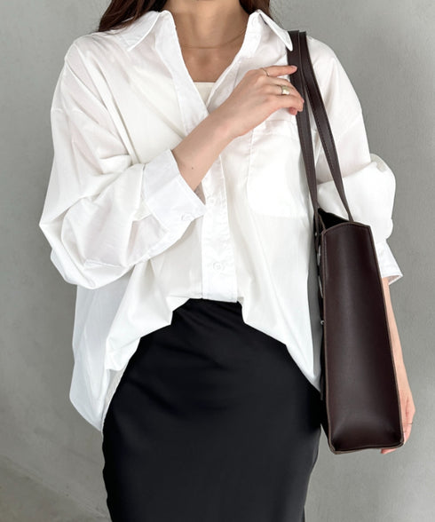 【A4収納可能】スクエア自立PUトートバッグ | MD1253051 | ダークブラウン