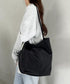 【A4収納可能】ポーチ付きナイロン大容量トートバッグ | MD1253052 | ブラック