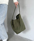 【A4収納可能】ポーチ付きナイロン大容量トートバッグ | MD1253052 | カーキ