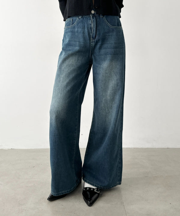 バギーワイドデニムパンツ | BA2256027 | ブルー