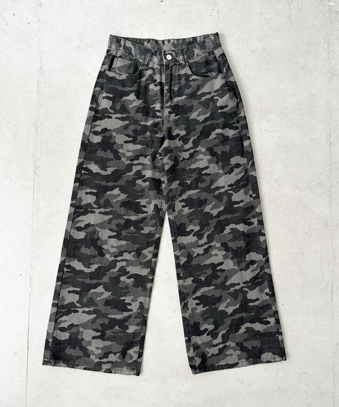 バギーワイドデニムパンツ | BA2256027 | カモフラージュ