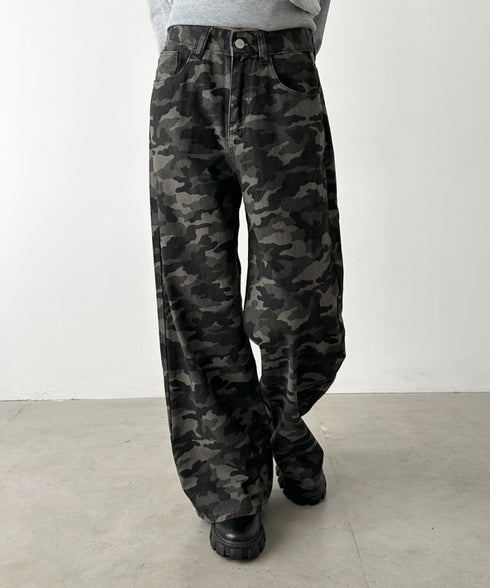 バギーワイドデニムパンツ | BA2256027 | カモフラージュ