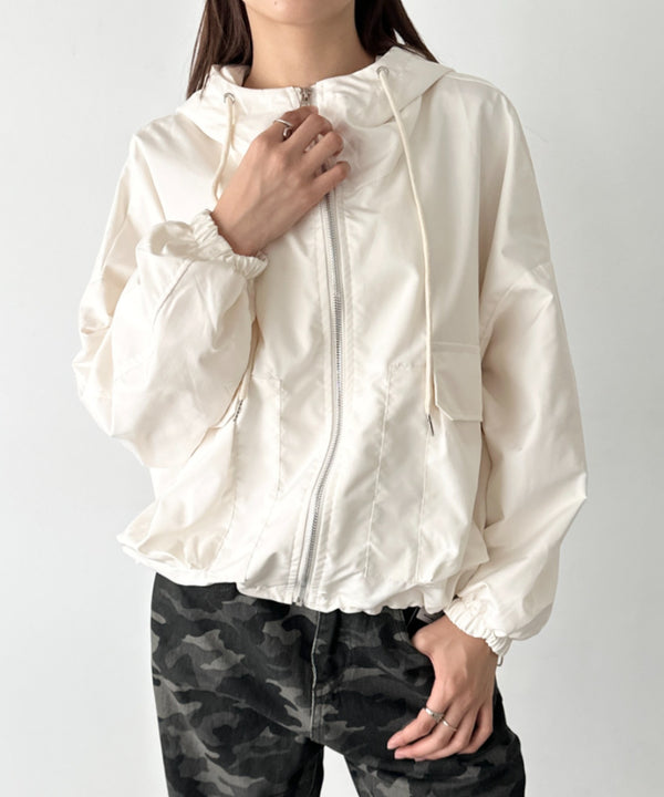 ショート丈マウンテンパーカー | BA2256028 | アイボリー