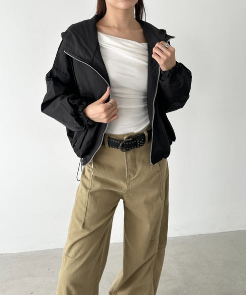 ショート丈マウンテンパーカー | BA2256028 | ブラック