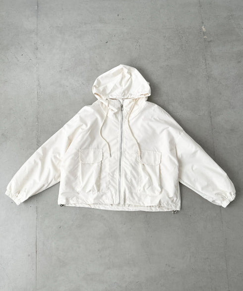 ショート丈マウンテンパーカー | BA2256028 | アイボリー