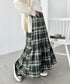 チェックティアードロングスカート | SL2256096 | グリーン