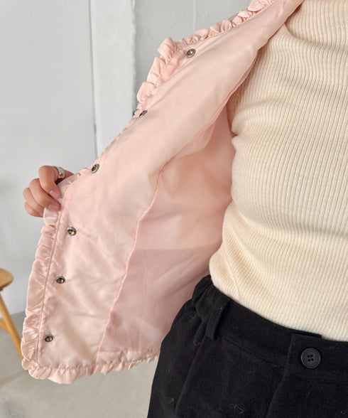 フリルキルティングジャケット | SL2256099 | ピンク