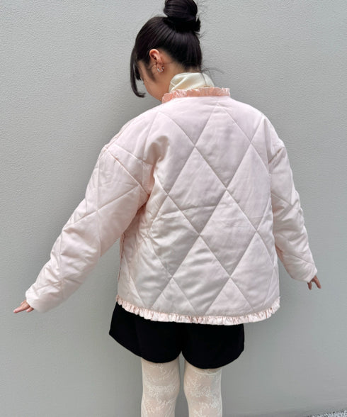 フリルキルティングジャケット | SL2256099 | ピンク