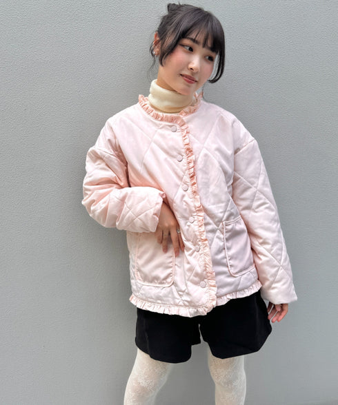 フリルキルティングジャケット | SL2256099 | ピンク