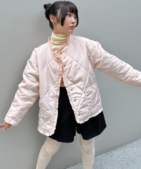 フリルキルティングジャケット | SL2256099 | ピンク