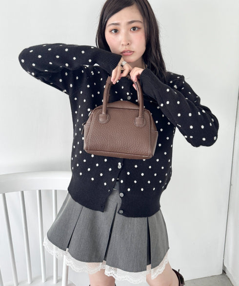 ドットニットカーディガントップス | SL2256100 | ブラック