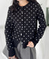 ドットニットカーディガントップス | SL2256100 | ブラック