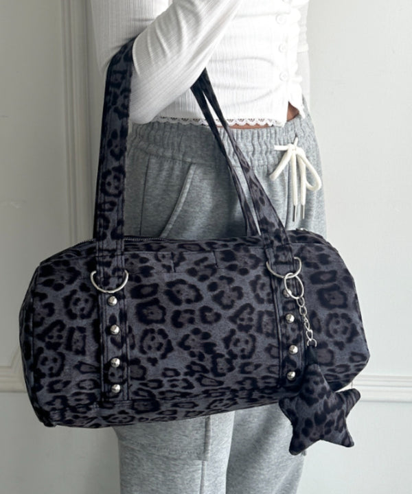 ドラム型ミニボストンバッグ | WR1256004 | レオパード
