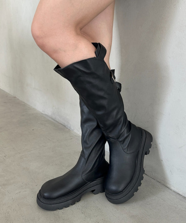 ベルトロングブーツ | MD3256003 | ブラック