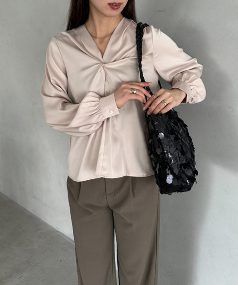 スパンコールパーティーバッグ | MD1256005 | ブラック