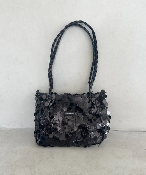 スパンコールパーティーバッグ | MD1256005 | ブラック