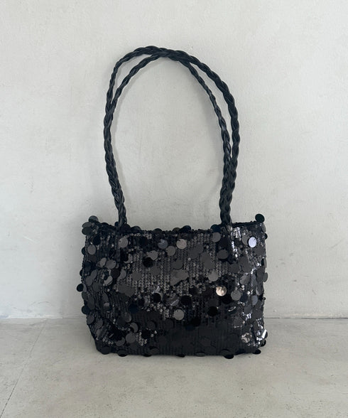 スパンコールパーティーバッグ | MD1256005 | ブラック