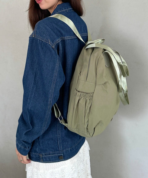 大容量 3WAY丸形バックパック マザーズバッグ トートバッグ | MD1256006 | カーキ