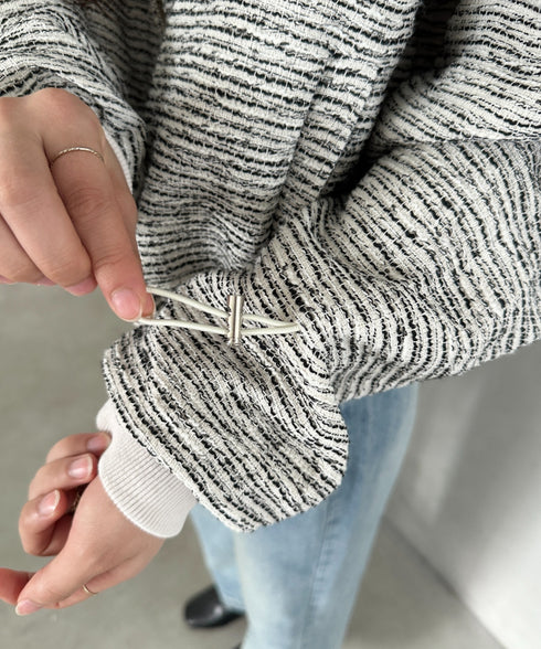 ツイードショート丈ジャケット | MD2256012 | ホワイト