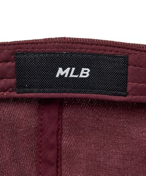 MLB KOREA(エムエルビーコリア)/ヴィンテージ ダメージ エンボス加工 ベースボール キャップ 帽子/Vintage Embossed Damage Unstruck Ball Cap | AT5253065 | ワインレッド