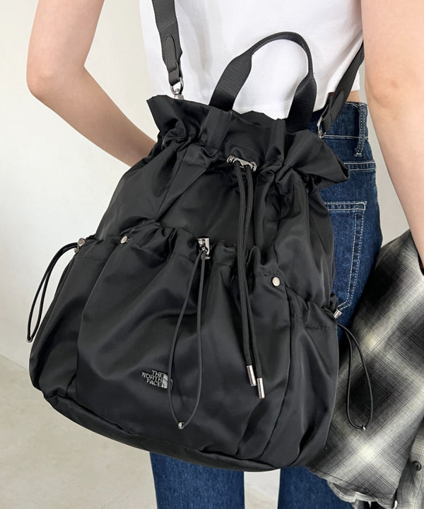 THE NORTH FACE(ザ・ノースフェイス)/3WAY 巾着型 ショルダー ボディバッグ リュック バックパック/BONNEY PACK M | IM1253066 | ブラック