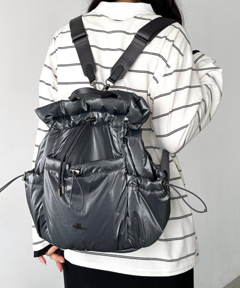 THE NORTH FACE(ザ・ノースフェイス)/3WAY 巾着型 ショルダー ボディバッグ リュック バックパック/BONNEY PACK M | IM1253066 | グレー