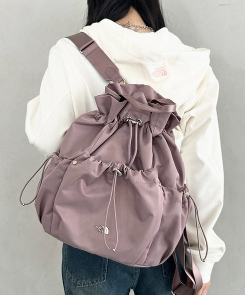 THE NORTH FACE(ザ・ノースフェイス)/3WAY 巾着型 ショルダー ボディバッグ リュック バックパック/BONNEY PACK M | IM1253066 | ピンク